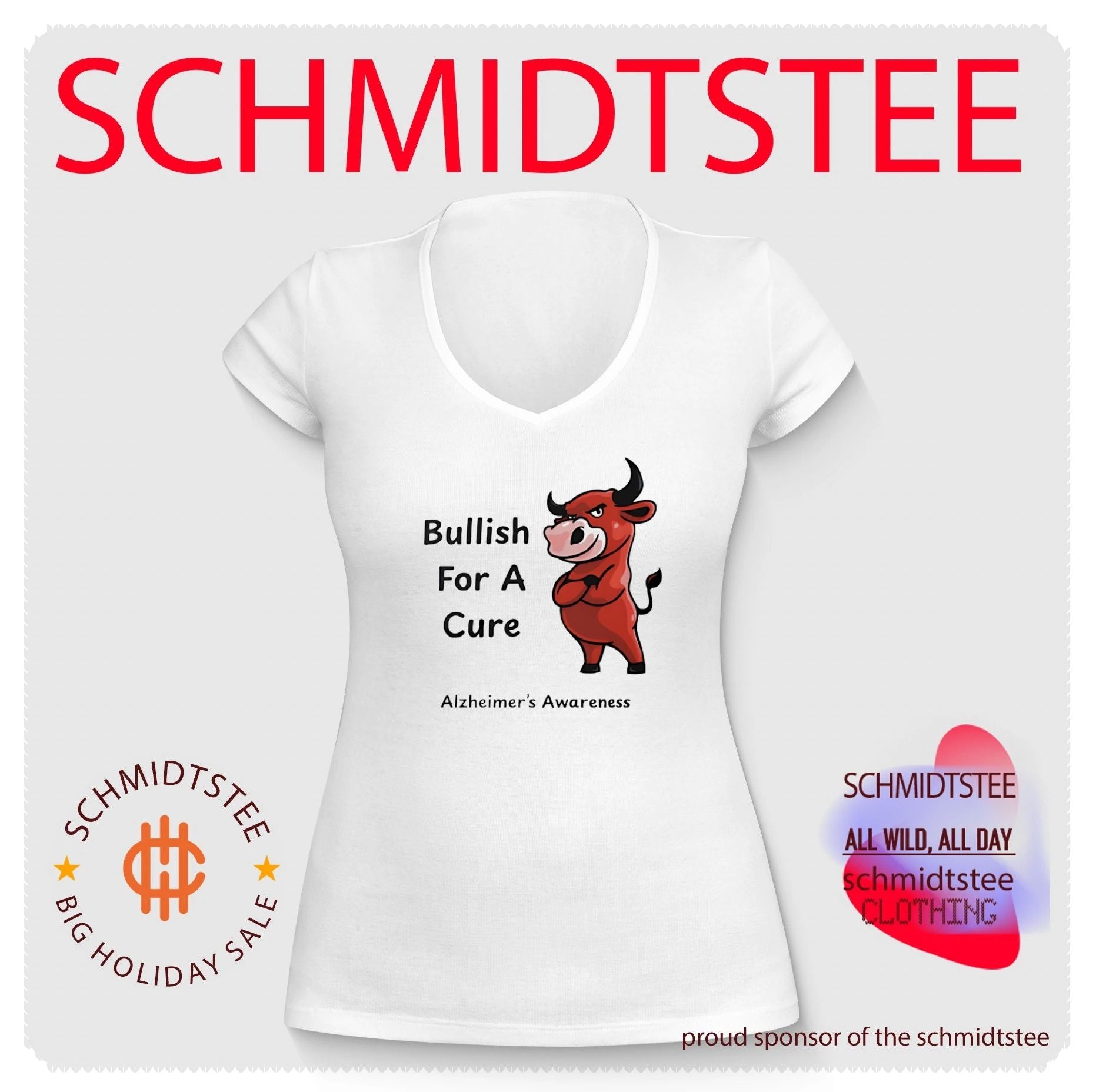 Bullish for a Cure Alzheimer’s Awareness shirt