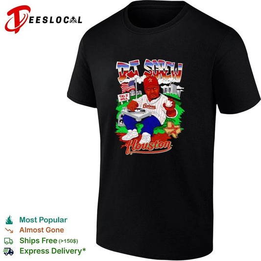 DJ Screw Houston Astros Tal’s Hill Chopped and Screwed T-shirt