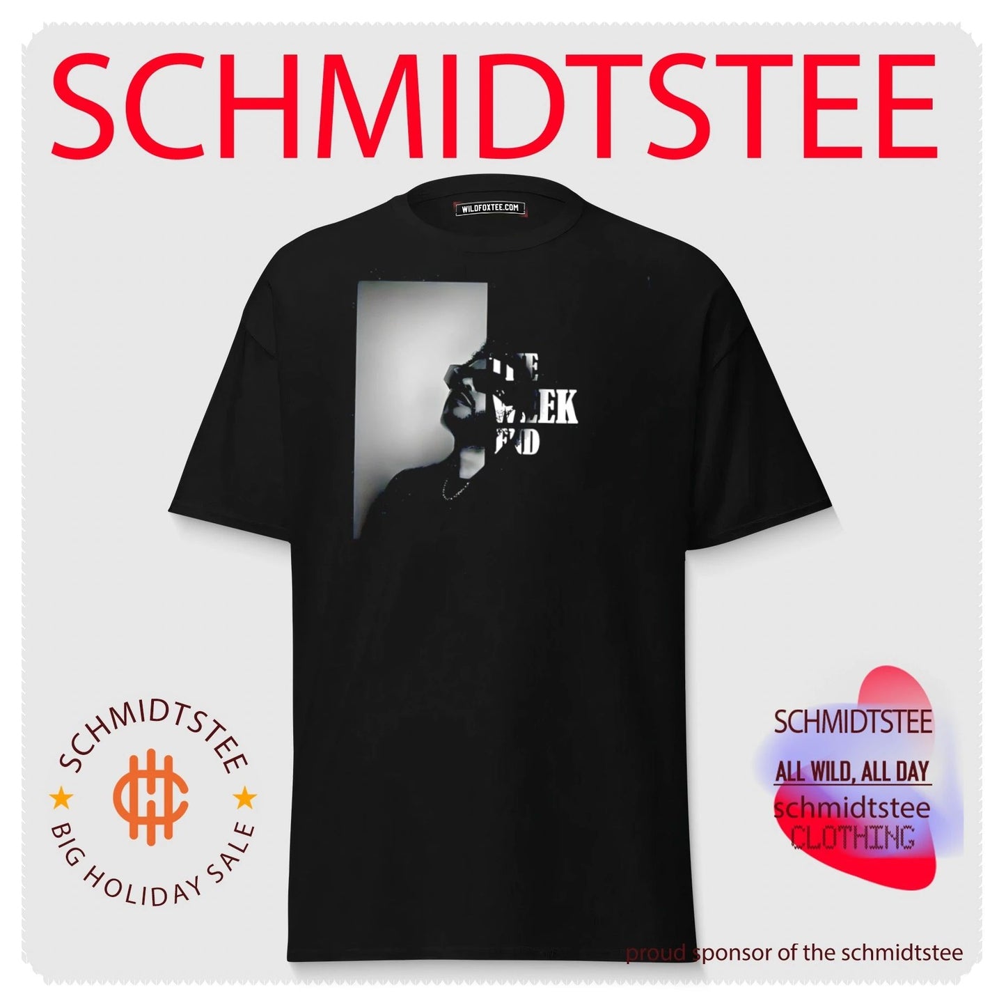 The Weeknd portrait vintage shirt