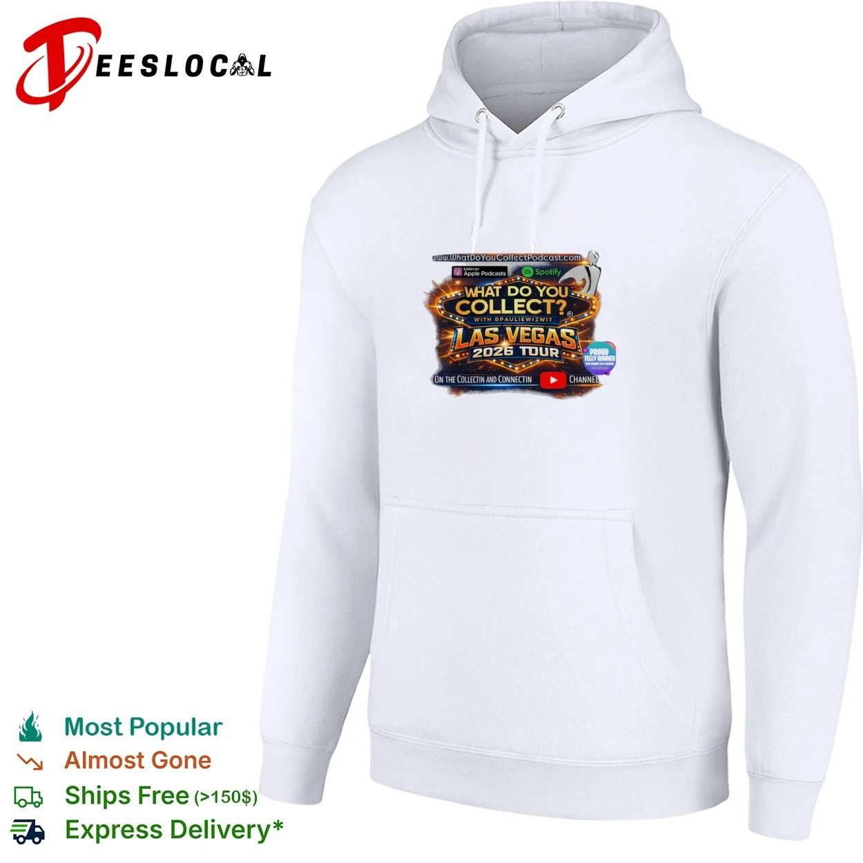 What Do You Collect With Pauliewizwit Las Vegas 2026 Tour T-shirt