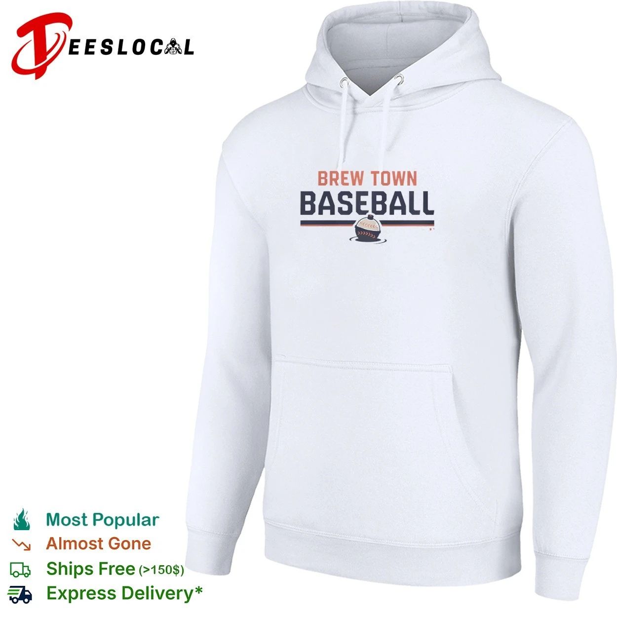 Brew Town Baseball Milwaukee Brewers Beer T-shirt