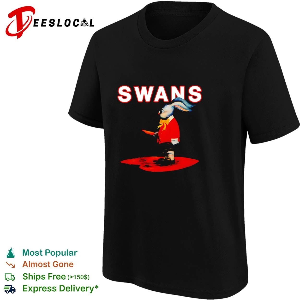 Swans Rabbit with Carrot Michael Gira T-shirt