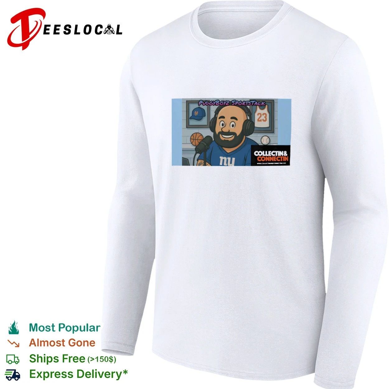 PudgyBoyz Sportstalk Collectin and Connectin T-shirt