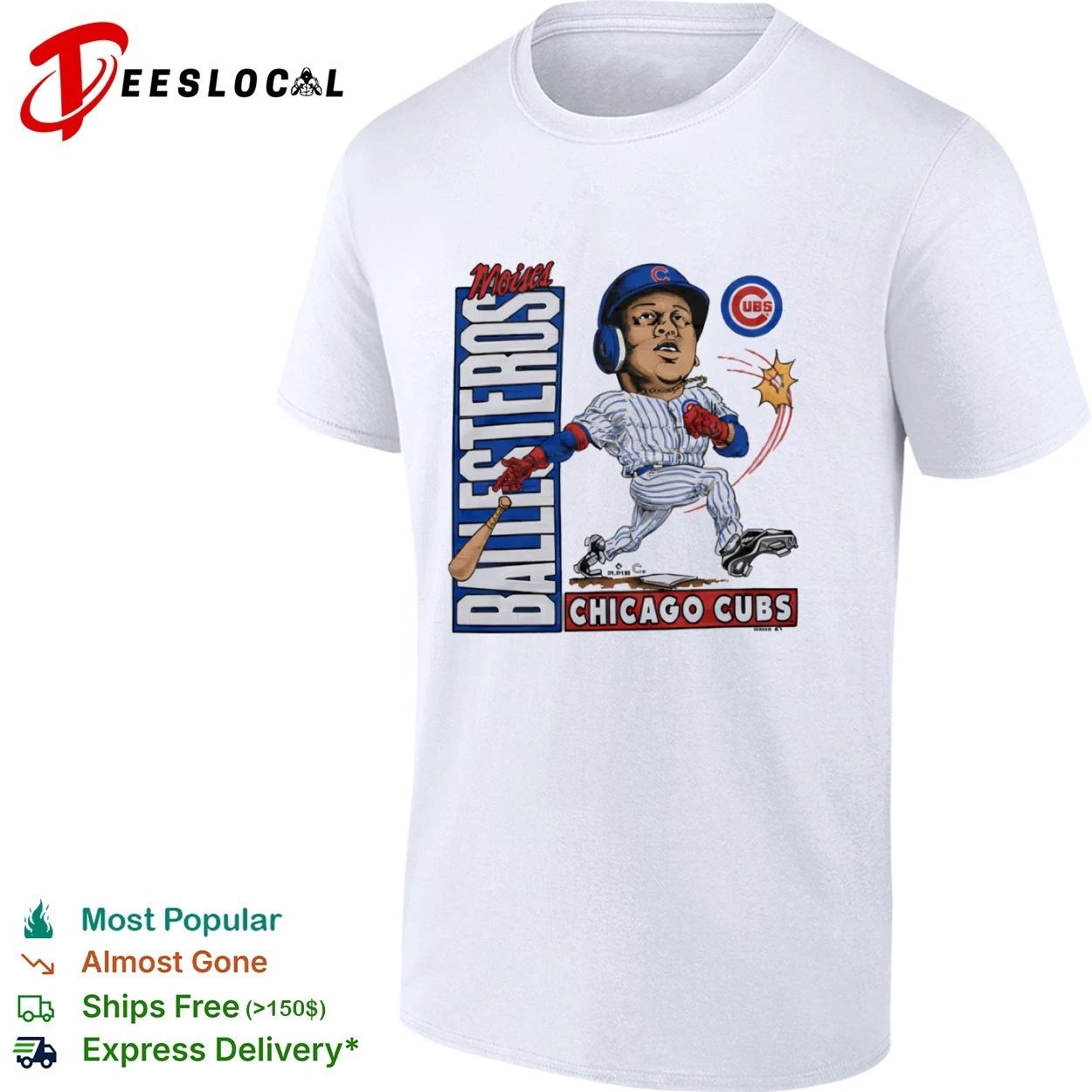 Moises Ballesteros Chicago Cubs MLB Baseball T-shirt