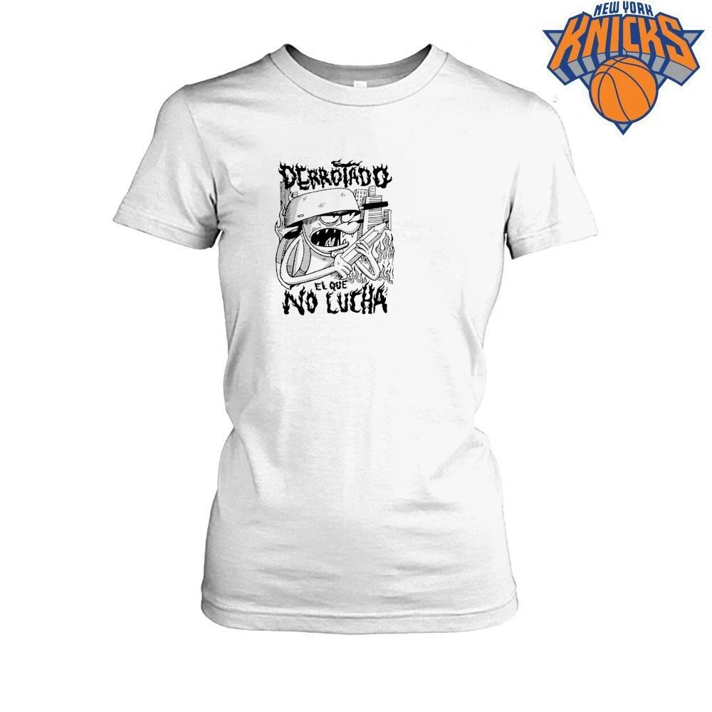 Derrotado El Que No Lucha Cartoon Character Flame Shirt