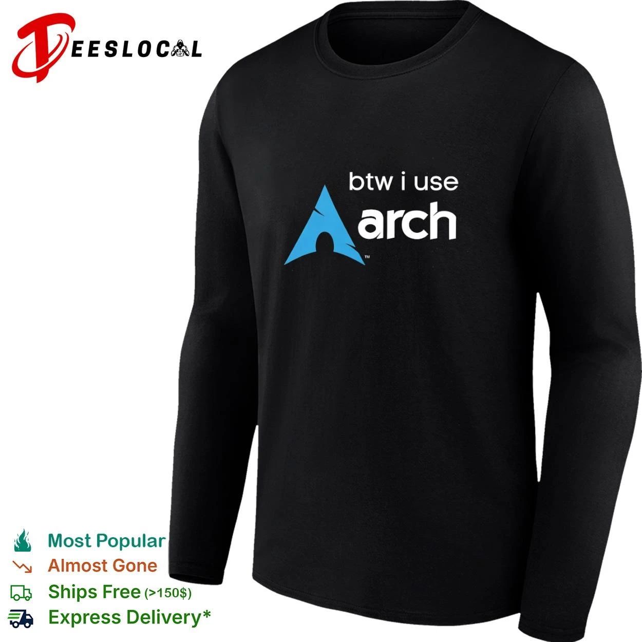 Btw I Use Arch Linux Operating System T-shirt