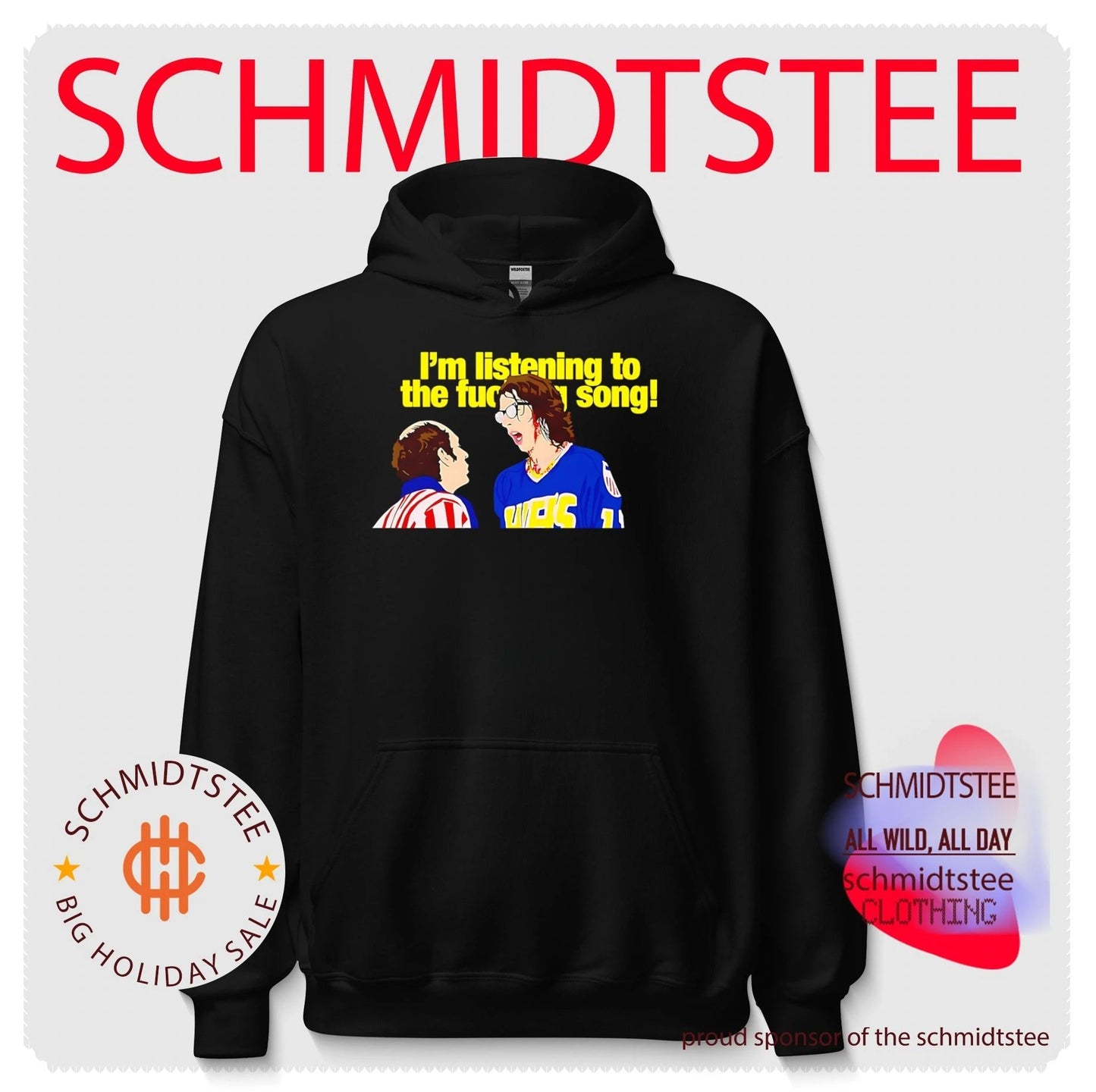 Hanson Brothers National Anthem I’m listening to the fucking song meme shirt