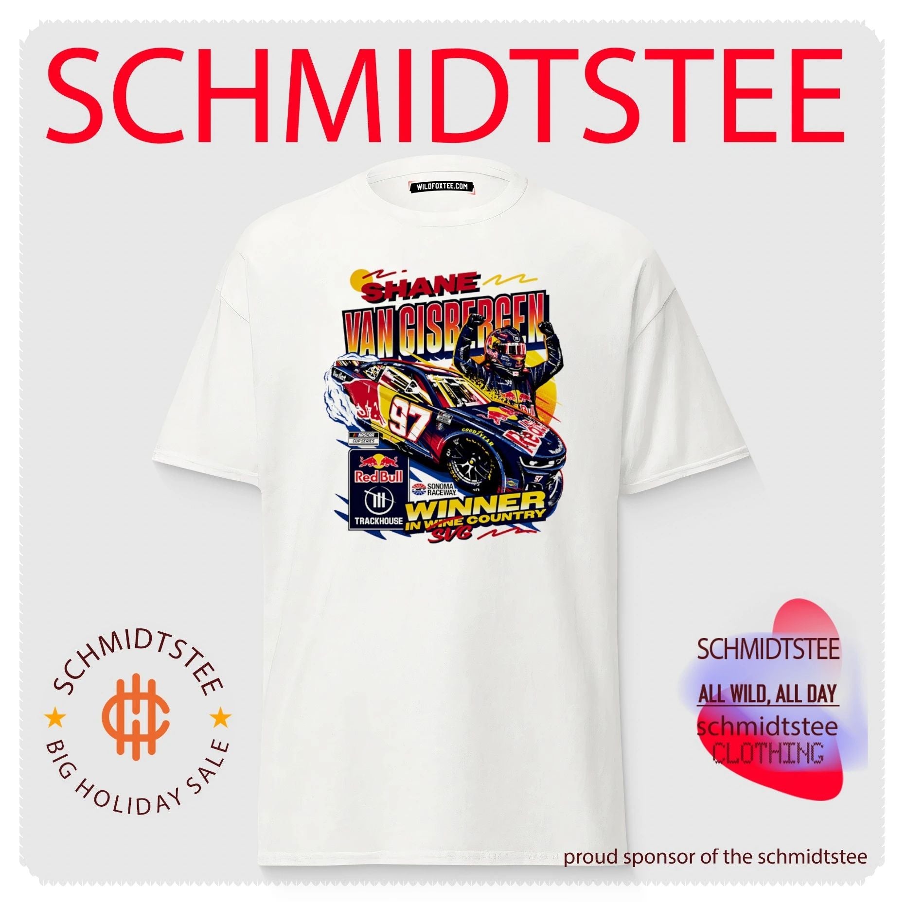 Shane van Gisbergen Trackhouse Racing Winner in Wine Country 2026 shirt