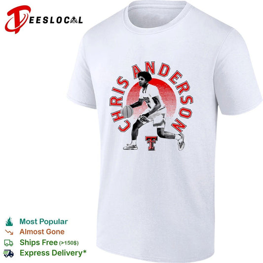 Chris Anderson Texas Tech Red Raiders Basketball T-shirt