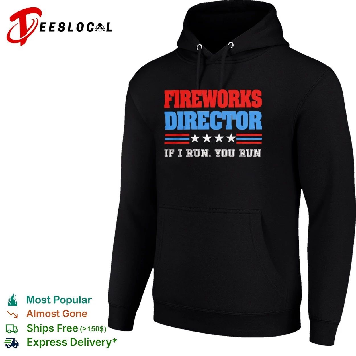 Fireworks Director If I Run You Run Fourth of July T-shirt