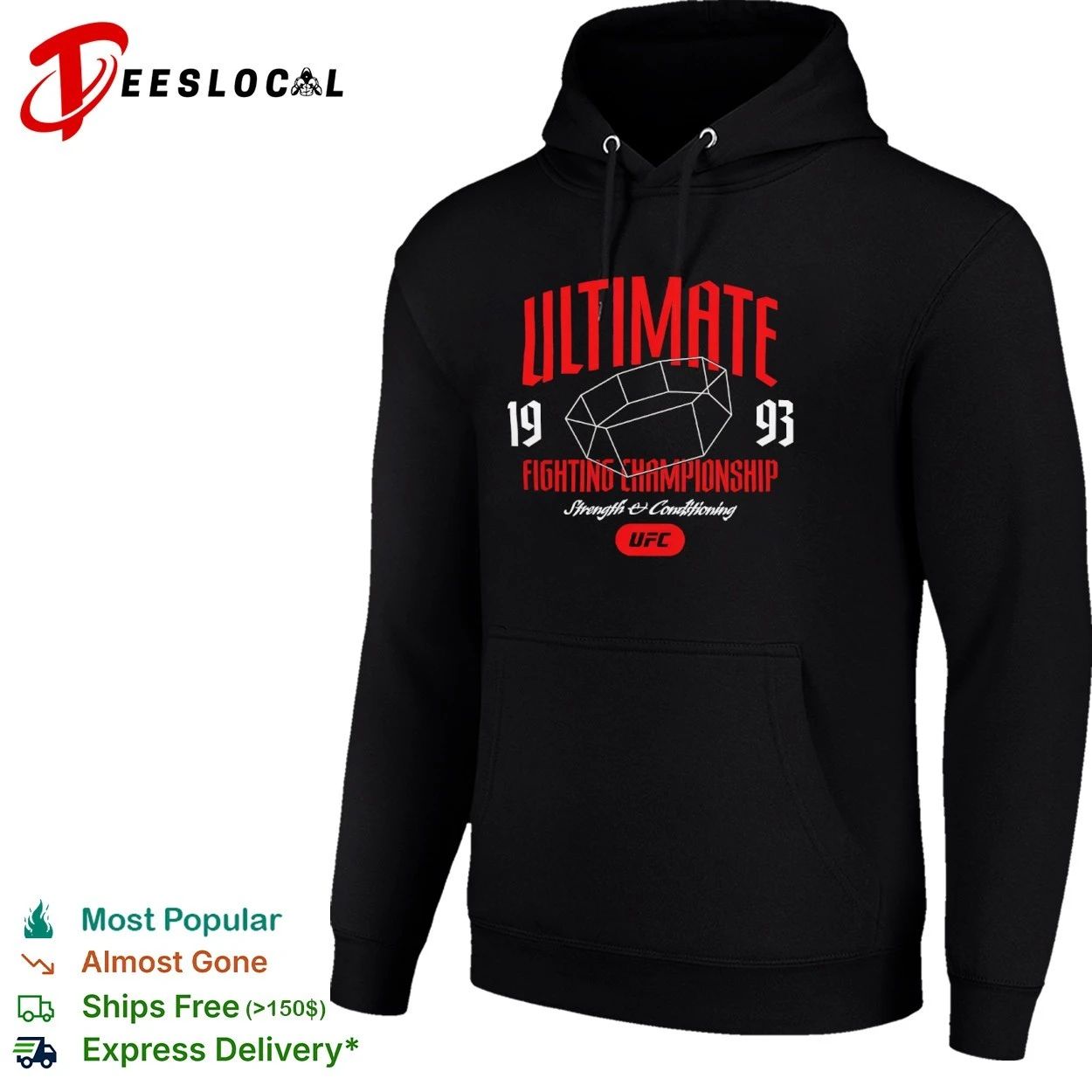 Ultimate 1993 Fighting Championship Strength and Conditioning UFC T-shirt