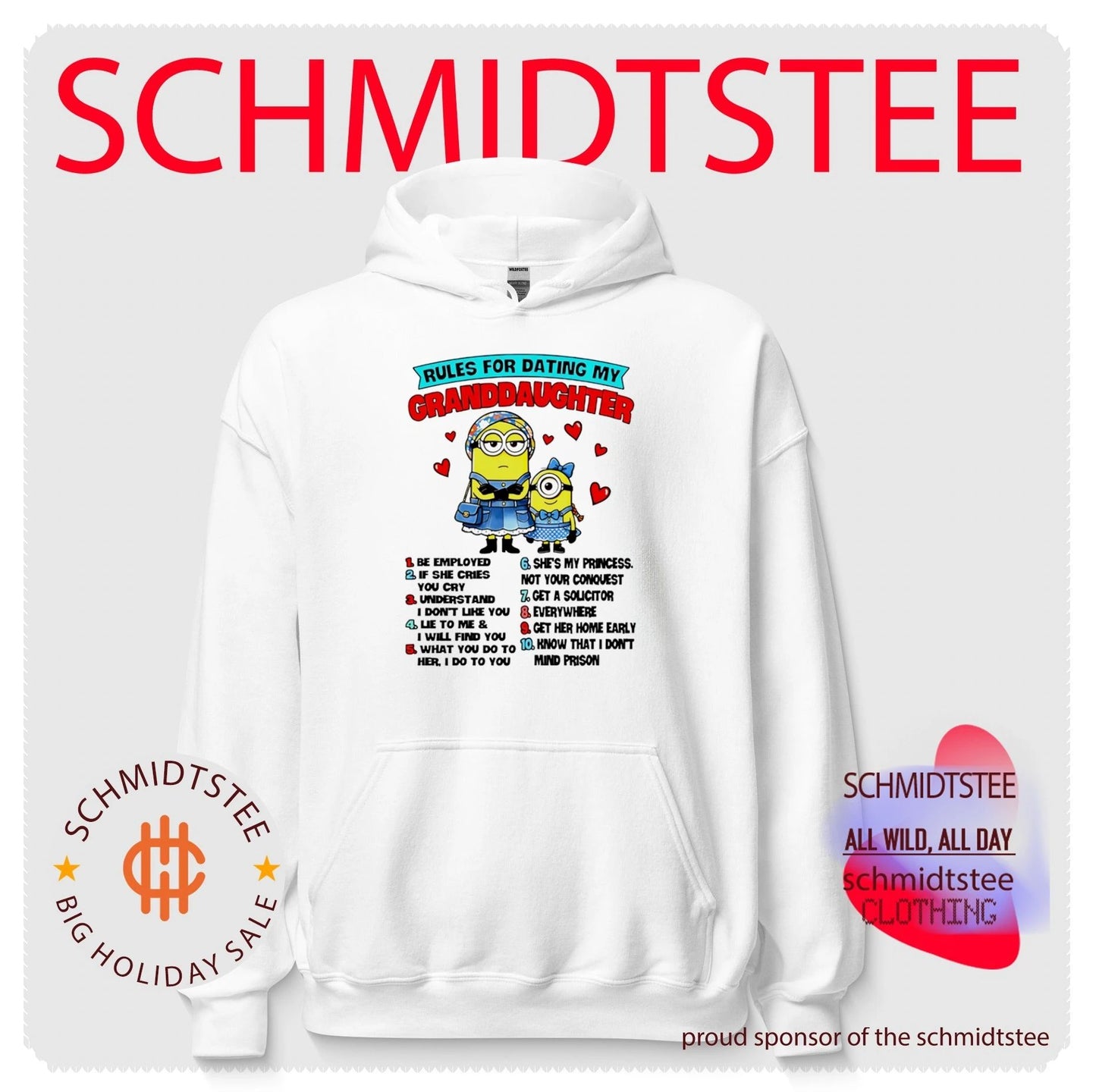Rules for Dating My Granddaughter Minions Funny Quote shirt