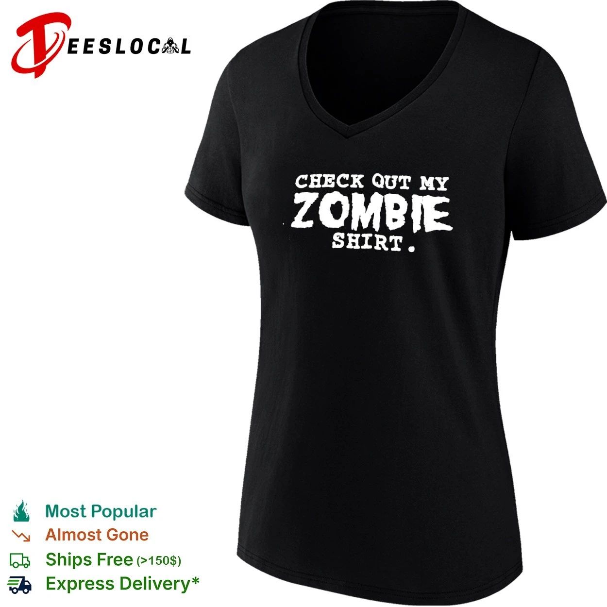 Check Out My Zombie Shirt undead horror T-shirt