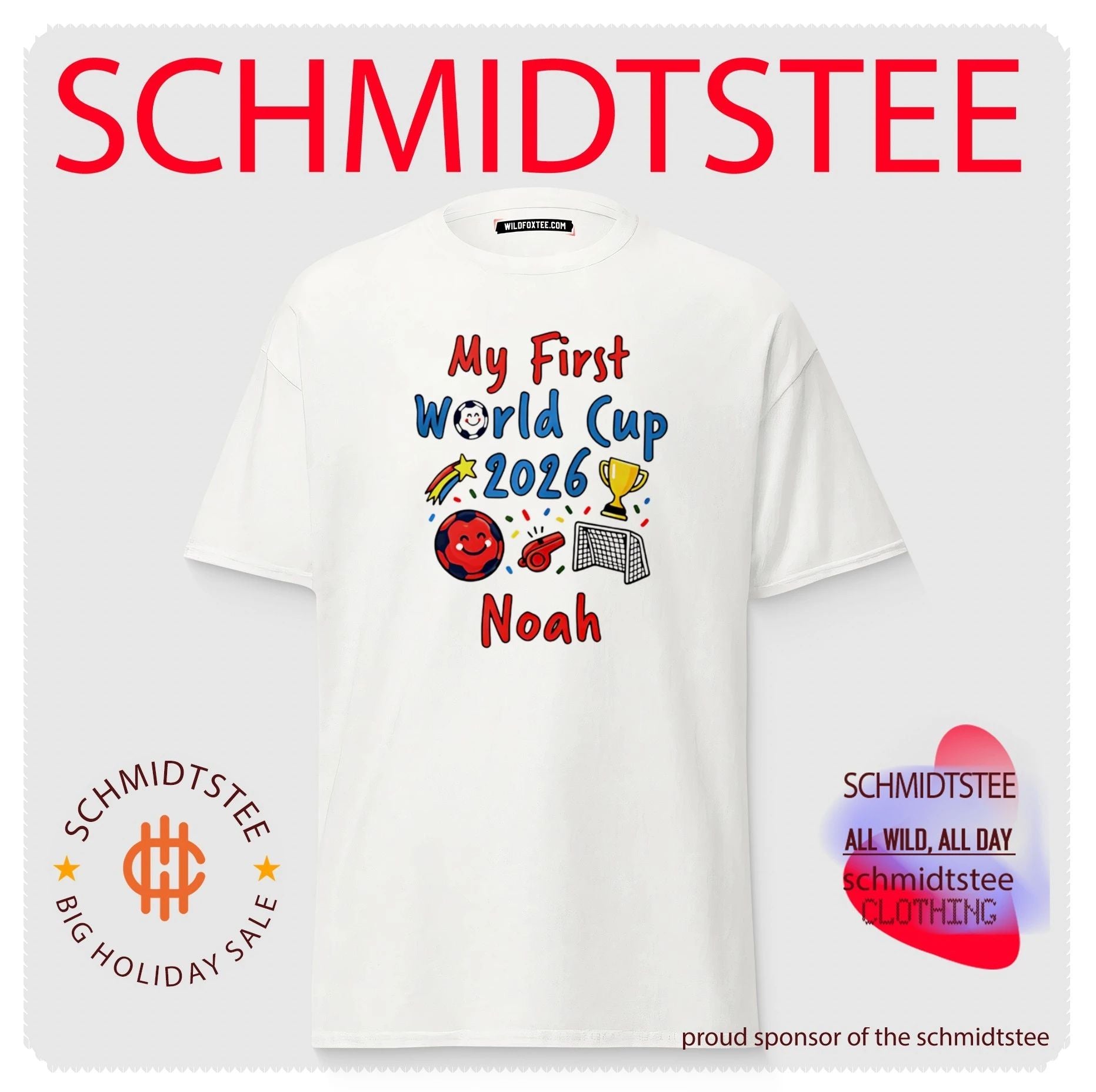 My First World Cup 2026 Noah USA Canada shirt