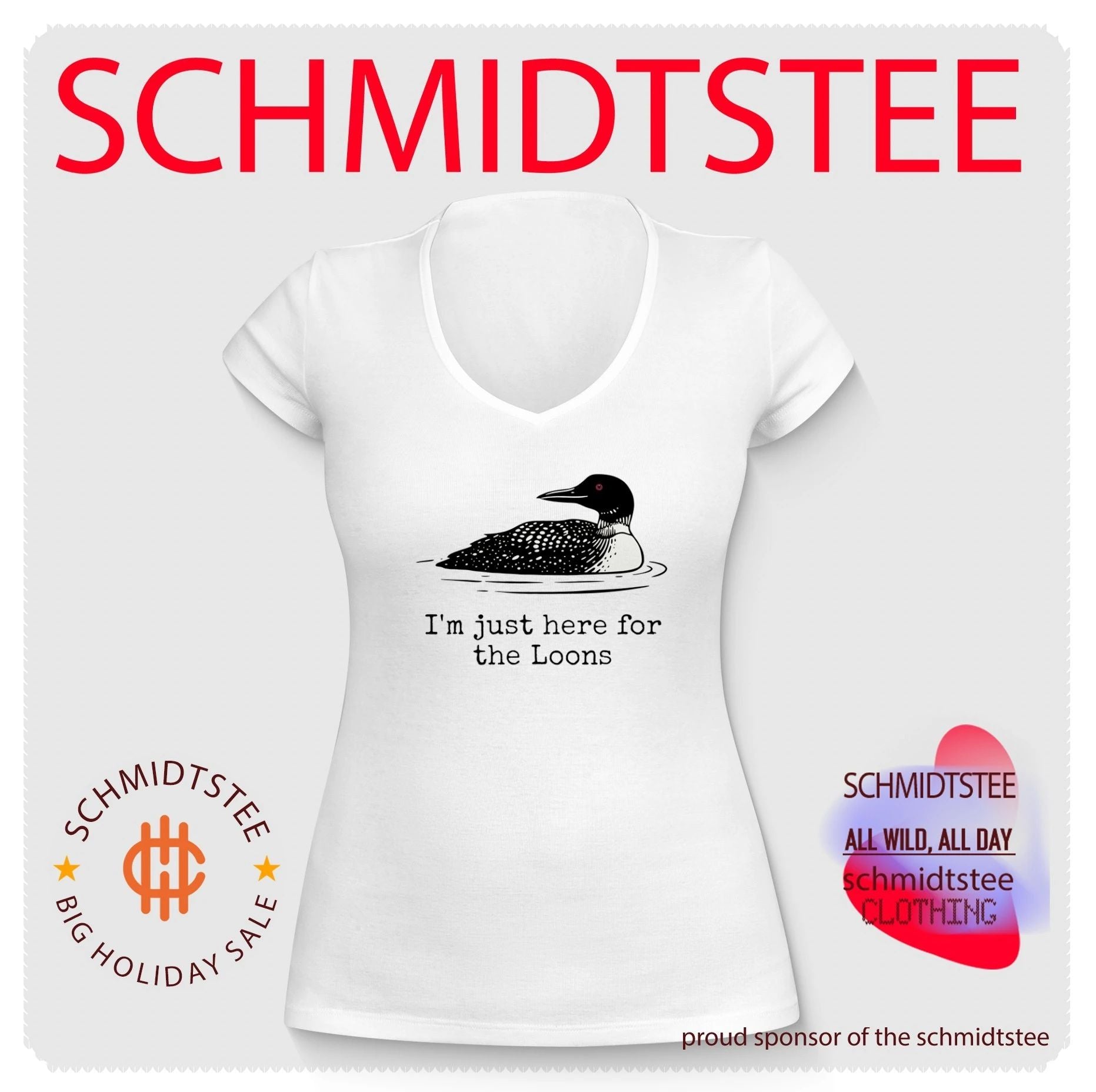 I’m Just Here for the Loons Minnesota Lake Life shirt
