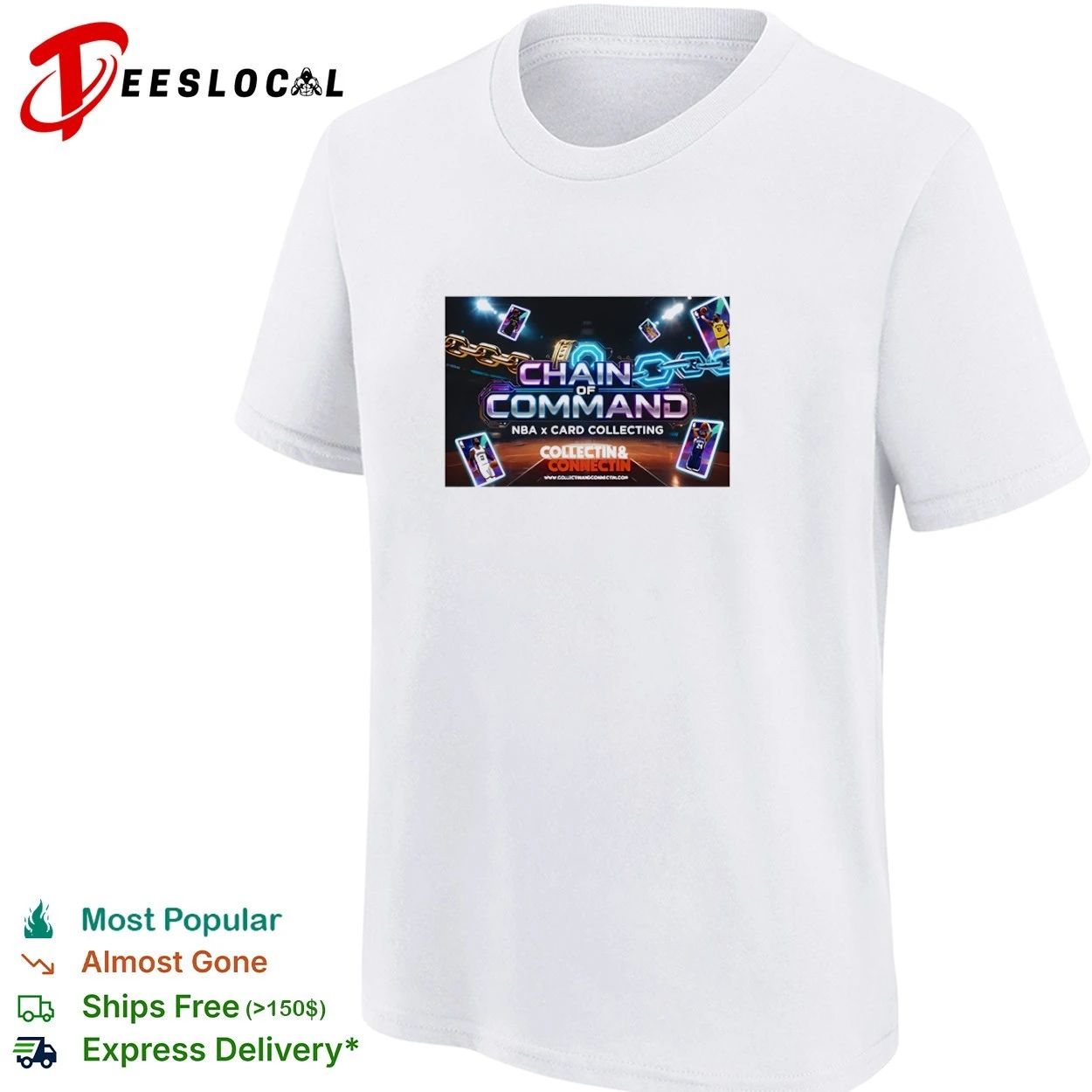 Chain of Command NBA x Card Collecting T-shirt