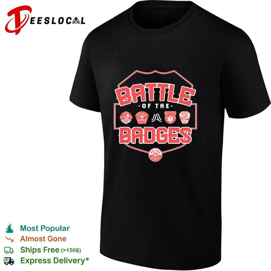 Battle of the Badges Austin Fire Police Sheriff We Are Blood T-shirt
