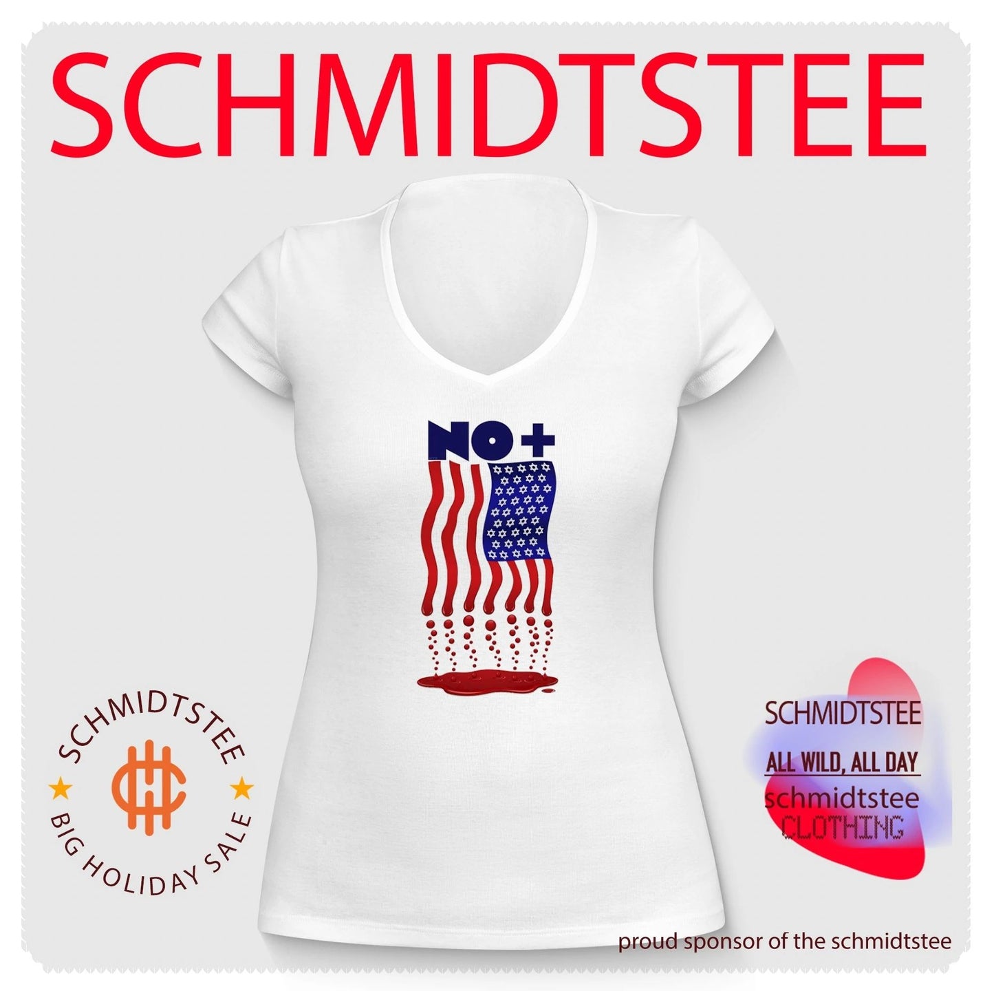 American the melting Nation USA flag shirt