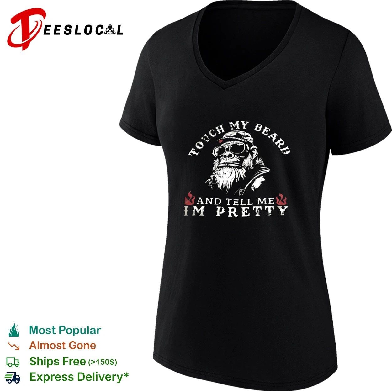 Touch My Beard and Tell Me I’m Pretty T-shirt