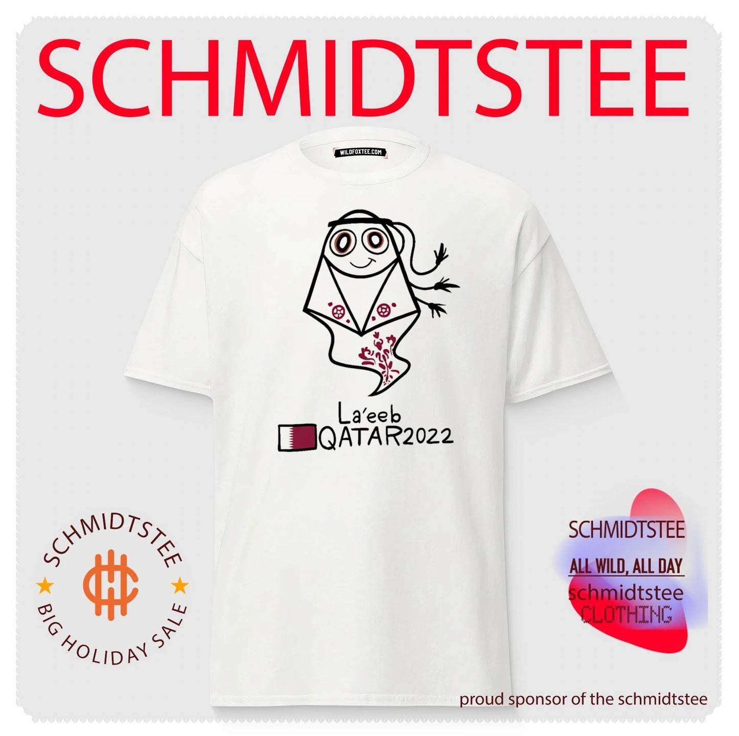 La’eeb Qatar 2022 World Cup Mascot FIFA shirt