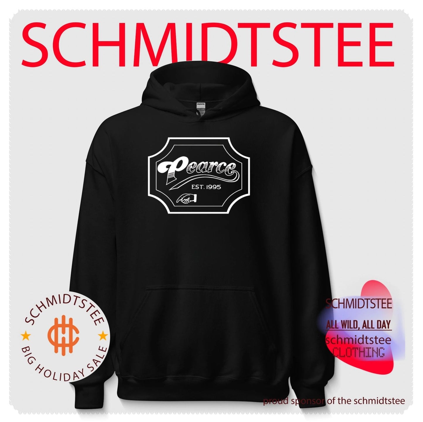 Pearce Est 1995 logo shirt