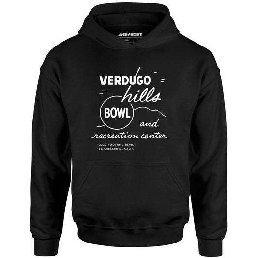 Verdugo Hills v2 - La Crescenta, CA - Vintage Bowling Alley - Unisex Hoodie