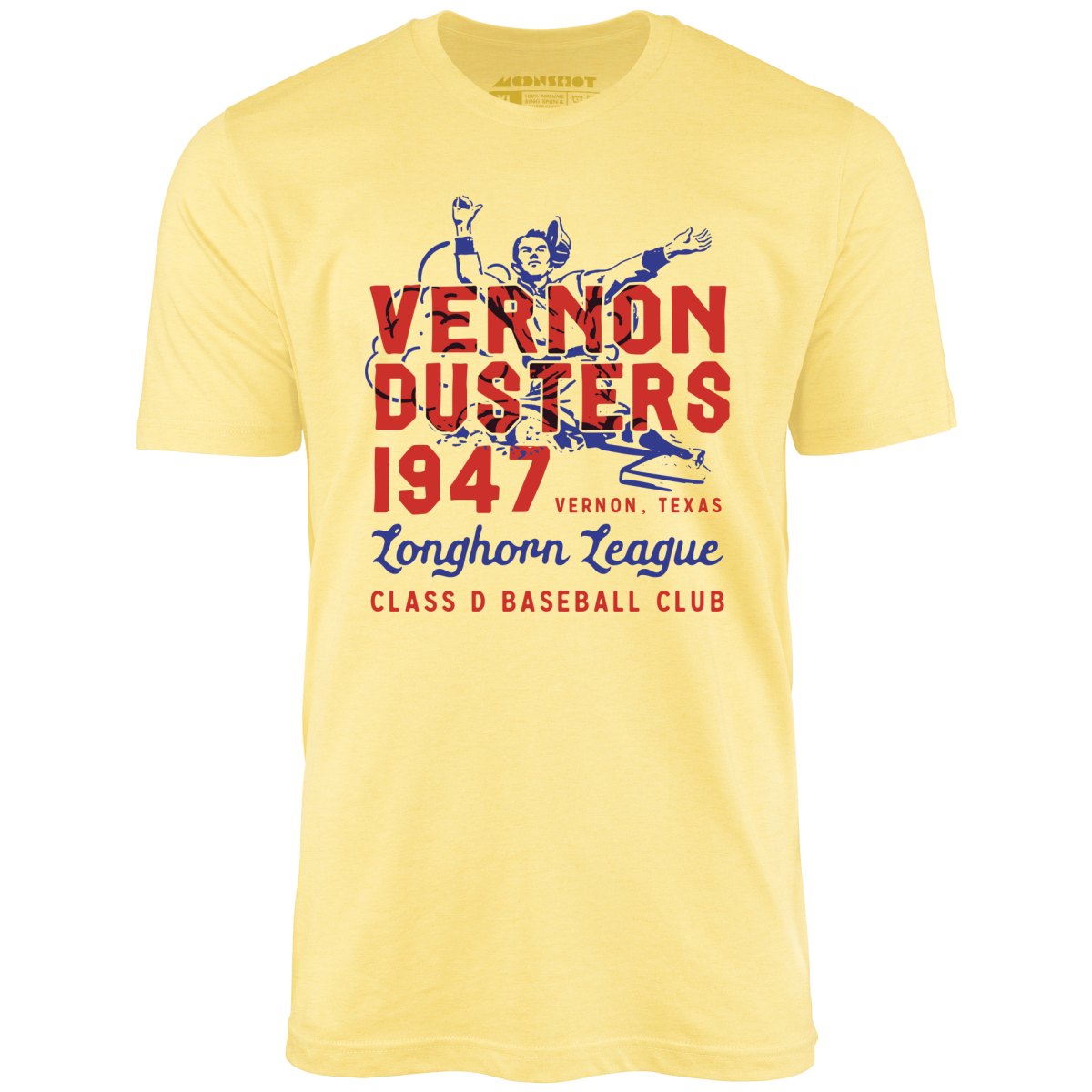 Vernon Dusters - Texas - Vintage Defunct Baseball Teams - Unisex T-Shirt