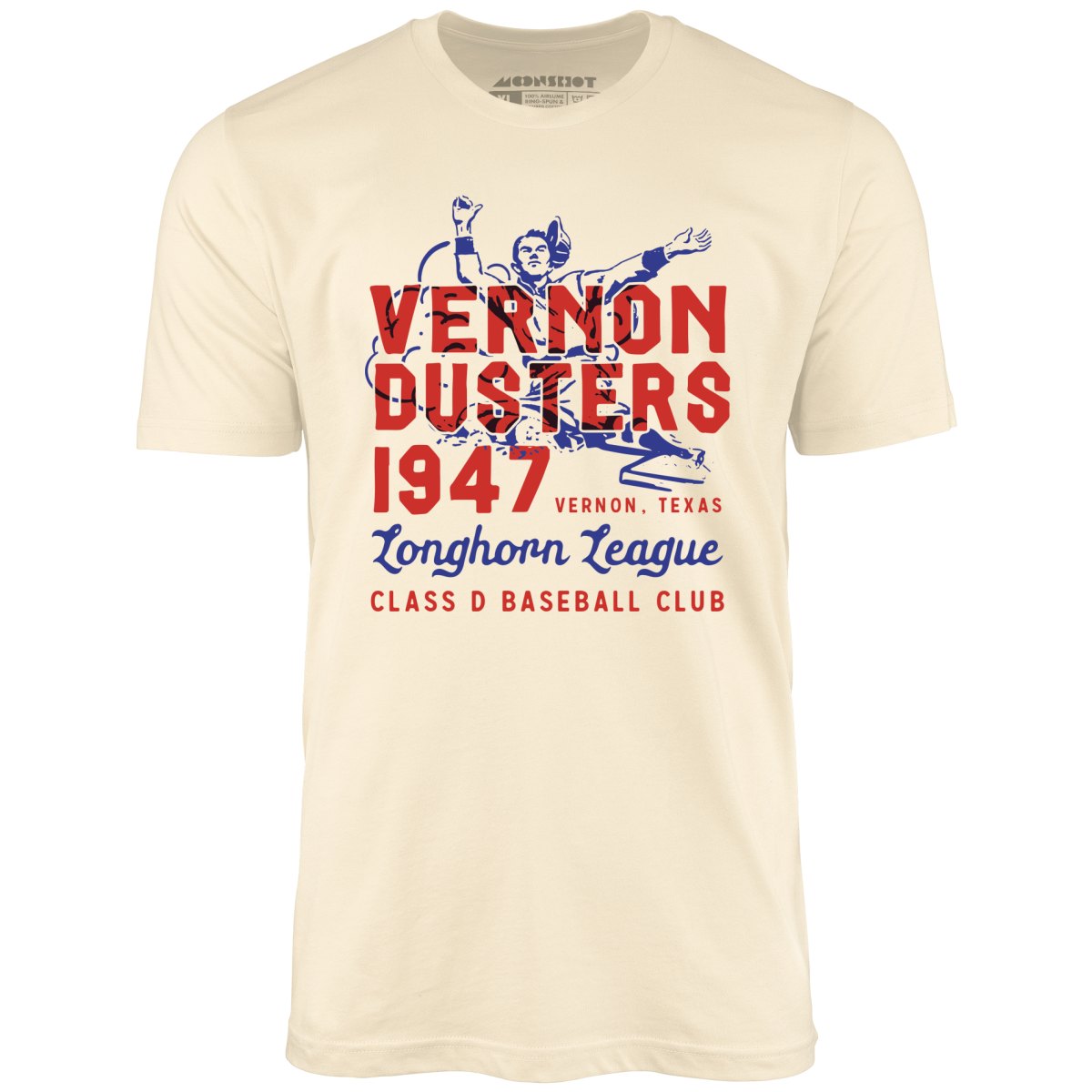 Vernon Dusters - Texas - Vintage Defunct Baseball Teams - Unisex T-Shirt