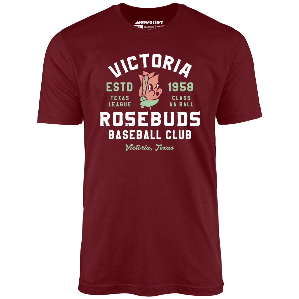Victoria Rosebuds - Texas - Vintage Defunct Baseball Teams - Unisex T-Shirt
