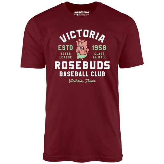 Victoria Rosebuds - Texas - Vintage Defunct Baseball Teams - Unisex T-Shirt