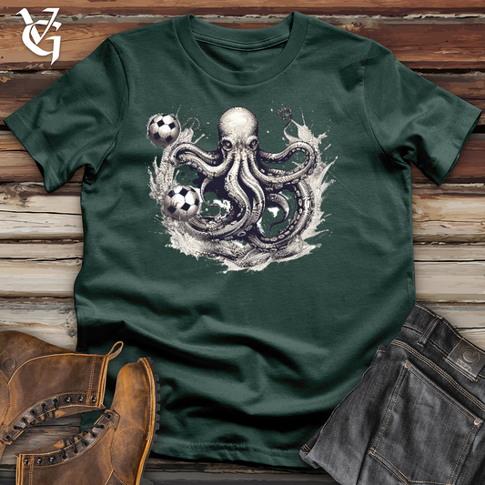 Octopus Soccer Star Cotton Tee