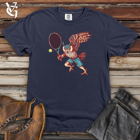Owl Tennis Champion Heavy Cotton Comfort Colors Tee