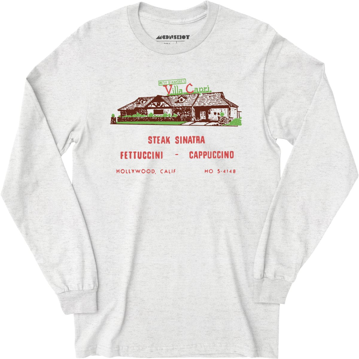 Villa Capri - Hollywood, CA - Vintage Restaurant - Long Sleeve T-Shirt
