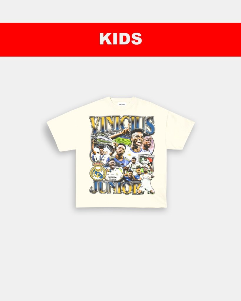 VINICIUS JR V2 - KIDS TEE - clothing by TeeHivey.com (Image 2)