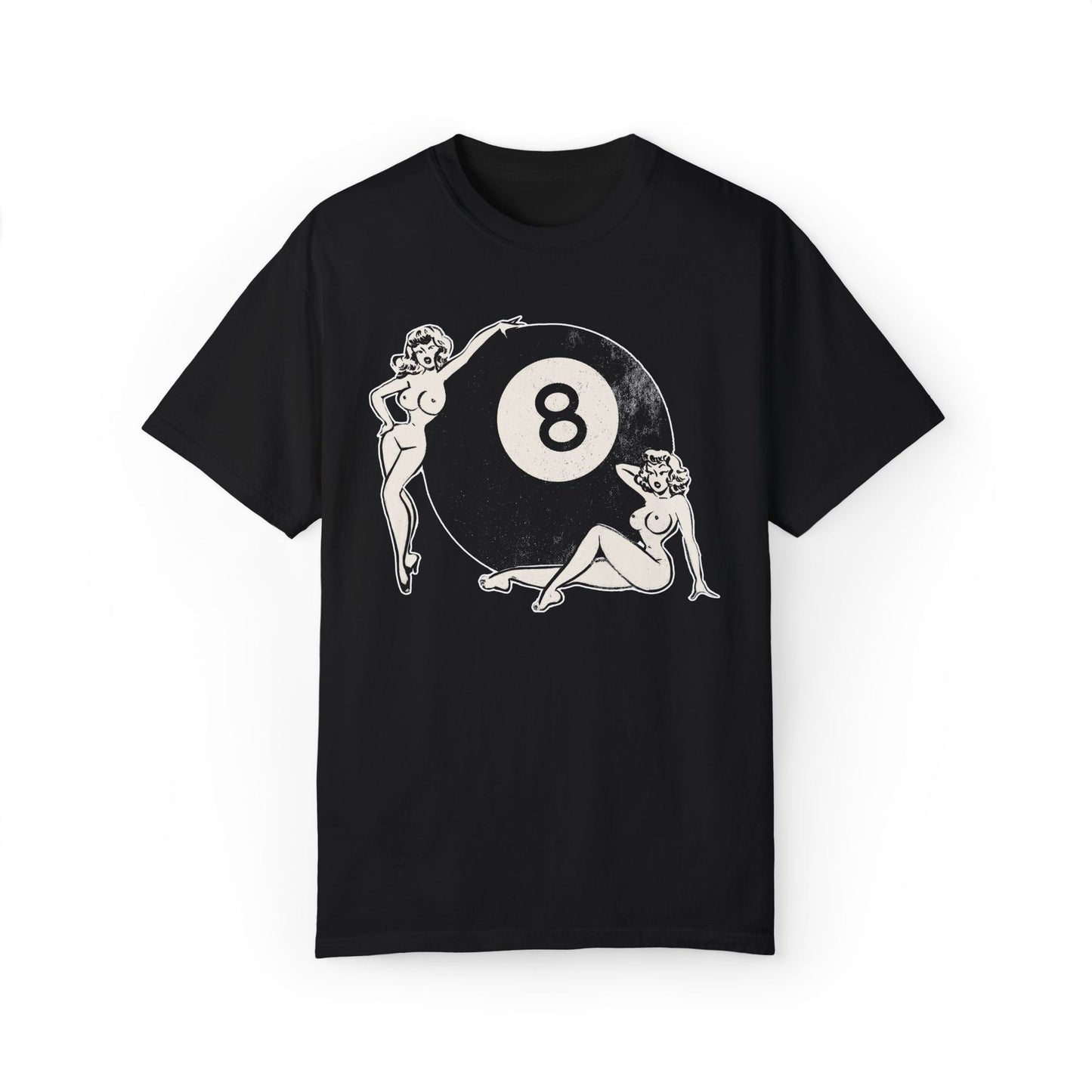 Vintage 8 Ball 50's 60's Style Graphic Unisex T-Shirt