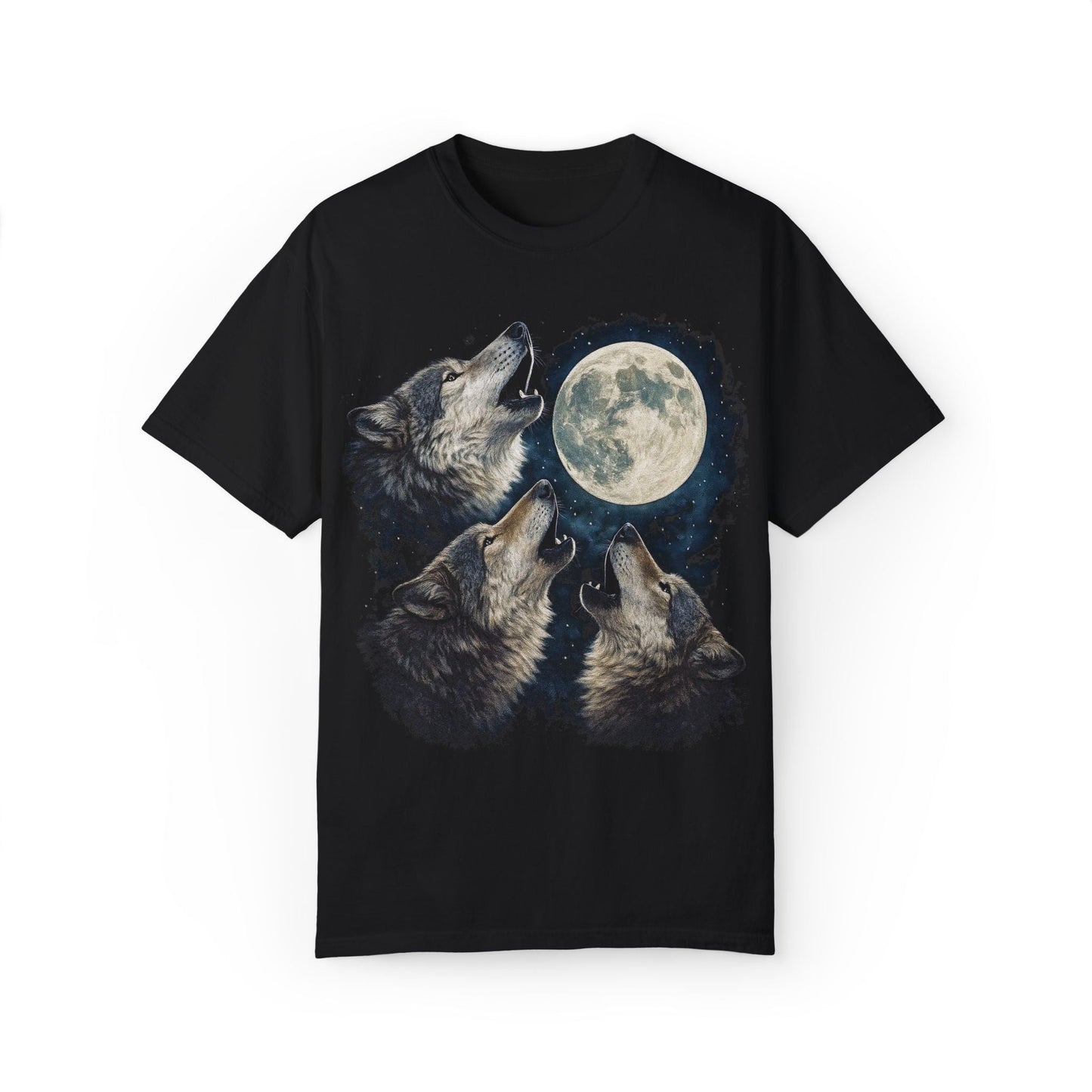 Vintage 90's Howling Wolves Graphic T-Shirt