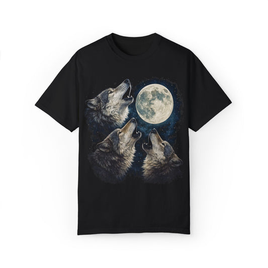 Vintage 90's Howling Wolves Graphic T-Shirt