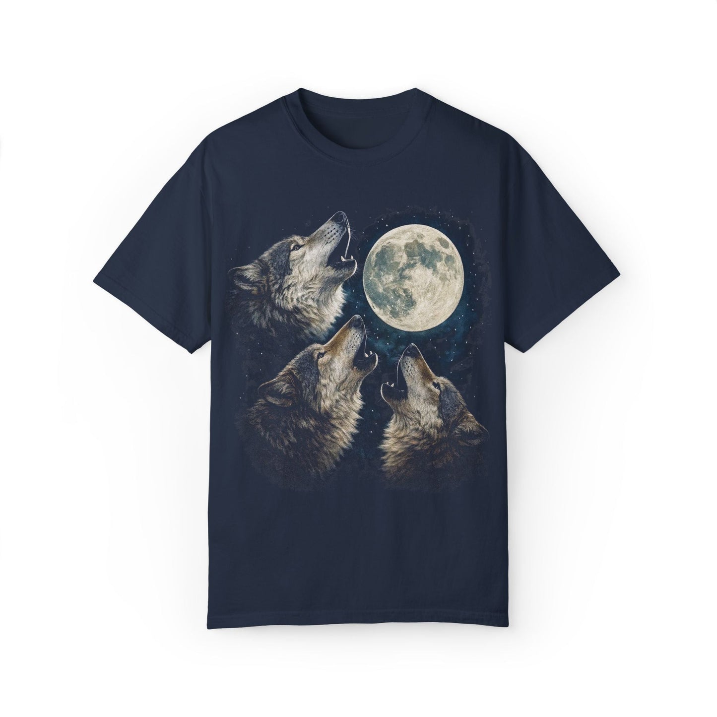 Vintage 90's Howling Wolves Graphic T-Shirt