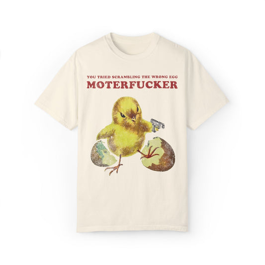 Vintage Angry Chick Funny Graphic Tee