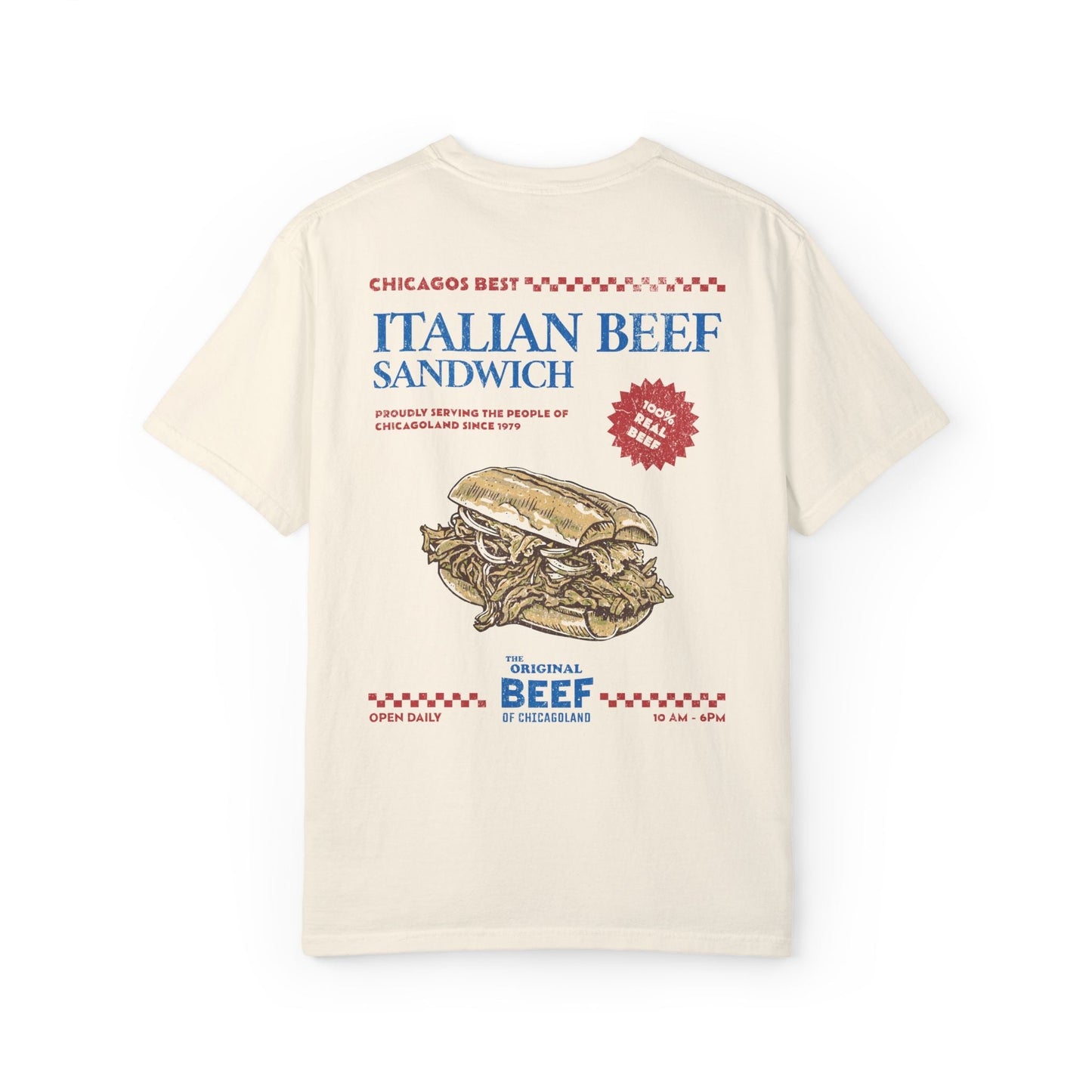 Vintage Chicagoland Italian Beef Sandwich Retro T-shirt.