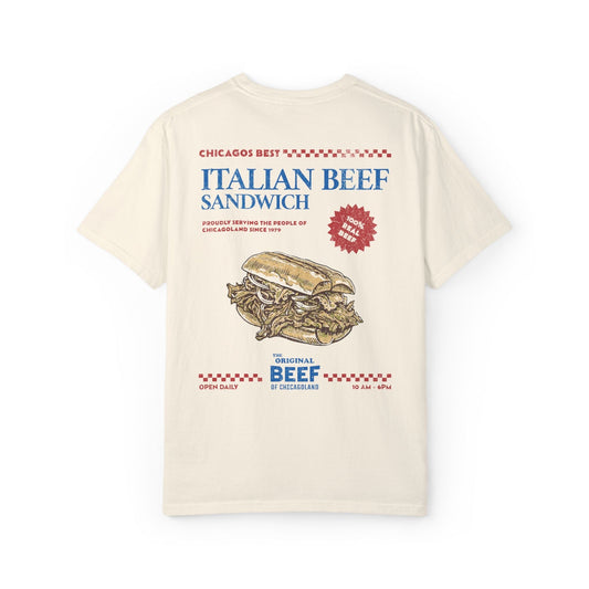 Vintage Chicagoland Italian Beef Sandwich Retro T-shirt.