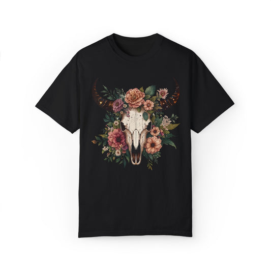 Vintage Cow Skull Western T-Shirt