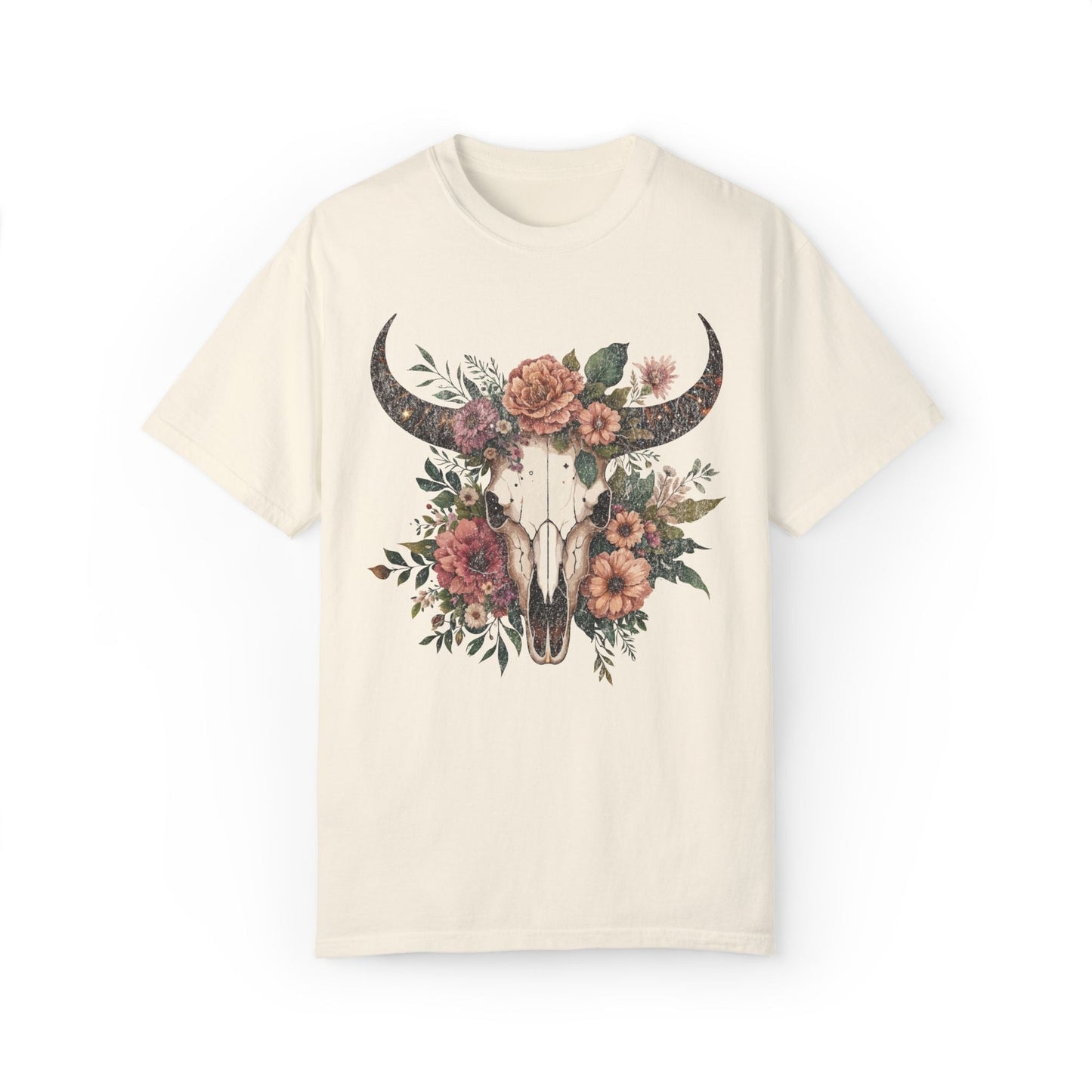 Vintage Cow Skull Western T-Shirt