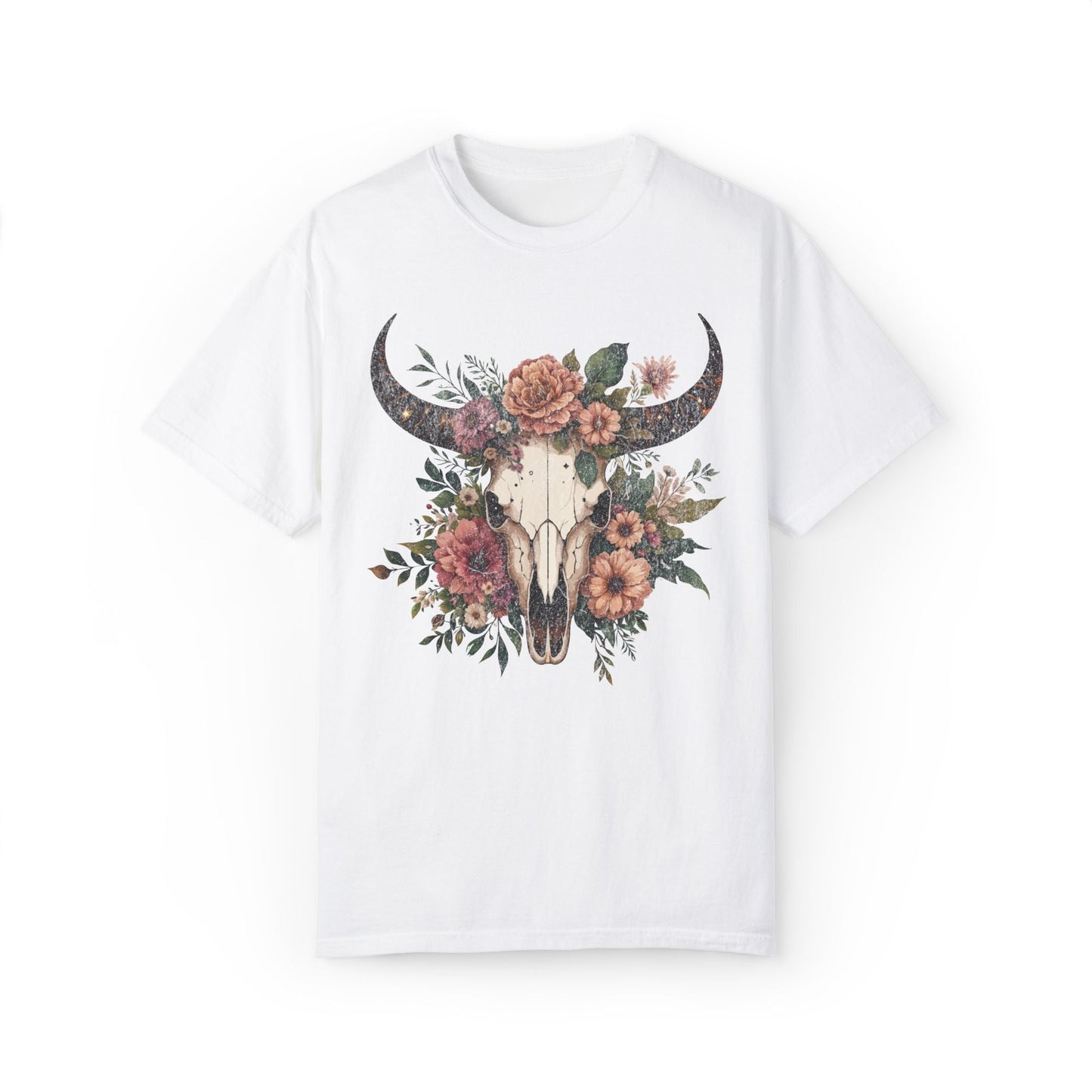 Vintage Cow Skull Western T-Shirt