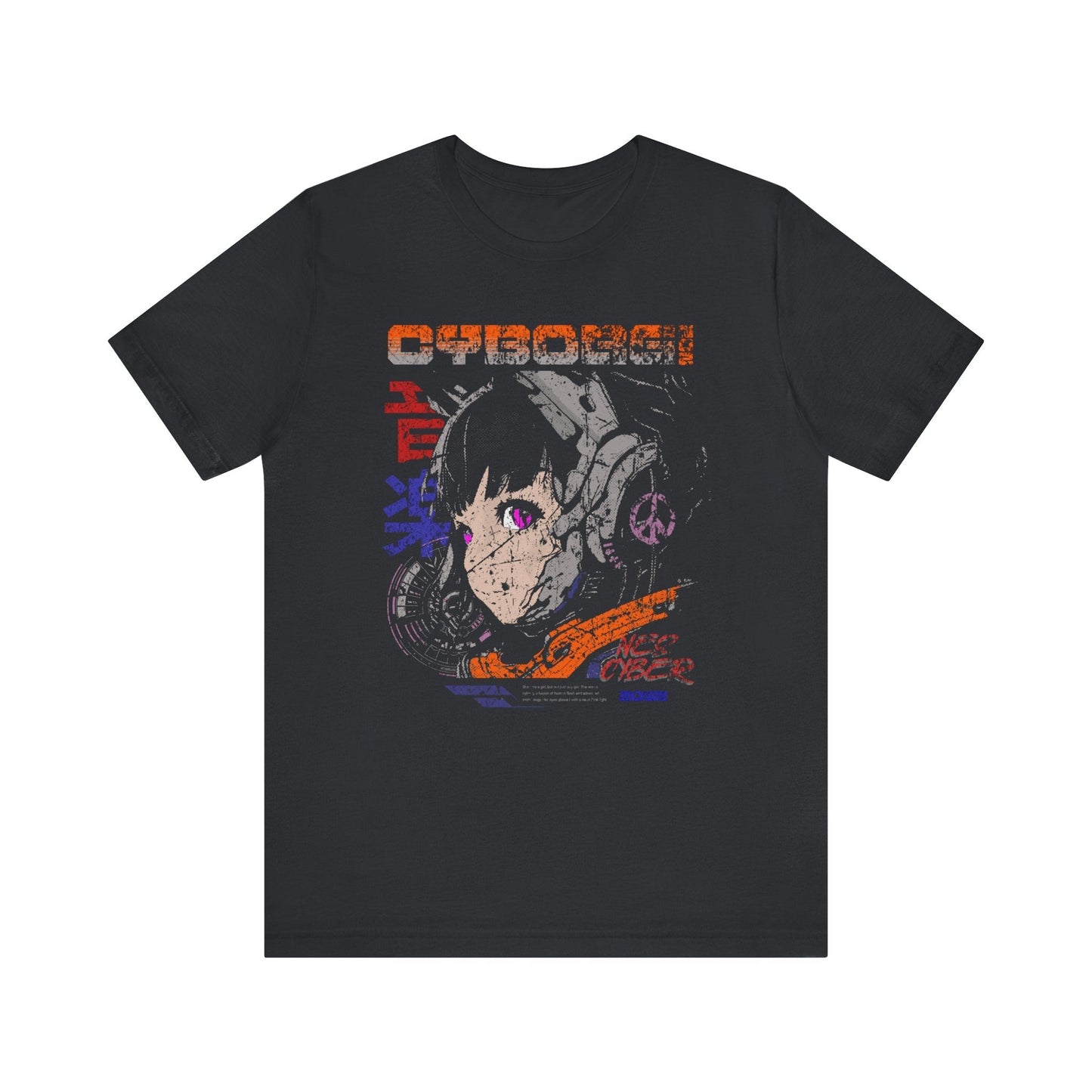 Vintage CYBORG T-shirt. Retro Graphic Tee. Manga Anime Lovers Tee.
