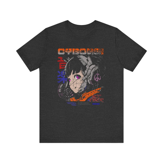 Vintage CYBORG T-shirt. Retro Graphic Tee. Manga Anime Lovers Tee.