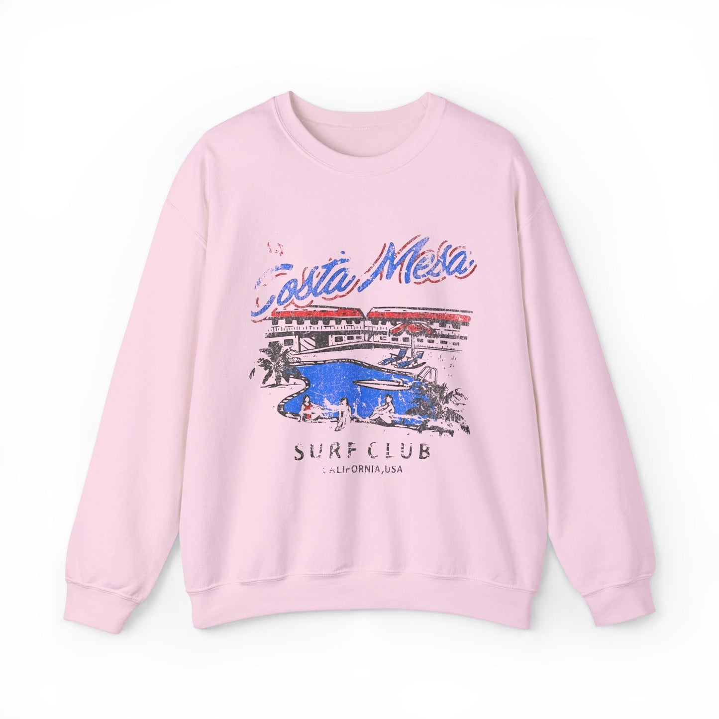 Vintage Costa Mesa Surf Club Retro Sweatshirt