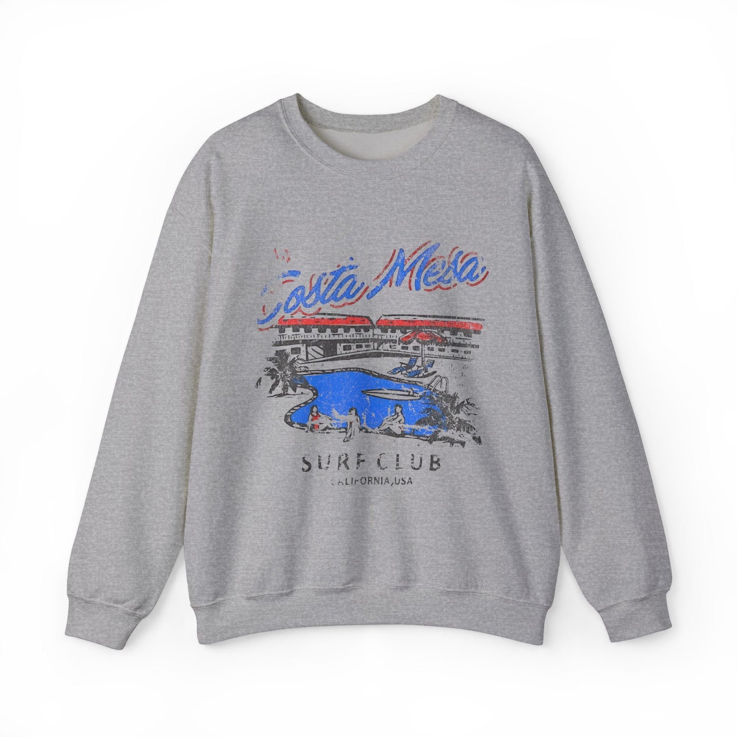 Vintage Costa Mesa Surf Club Retro Sweatshirt
