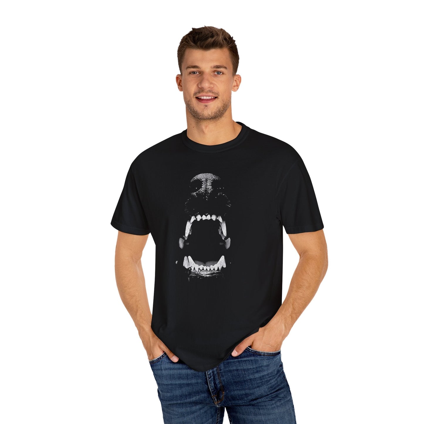 Vintage Doberman Teeth Retro T-shirt.