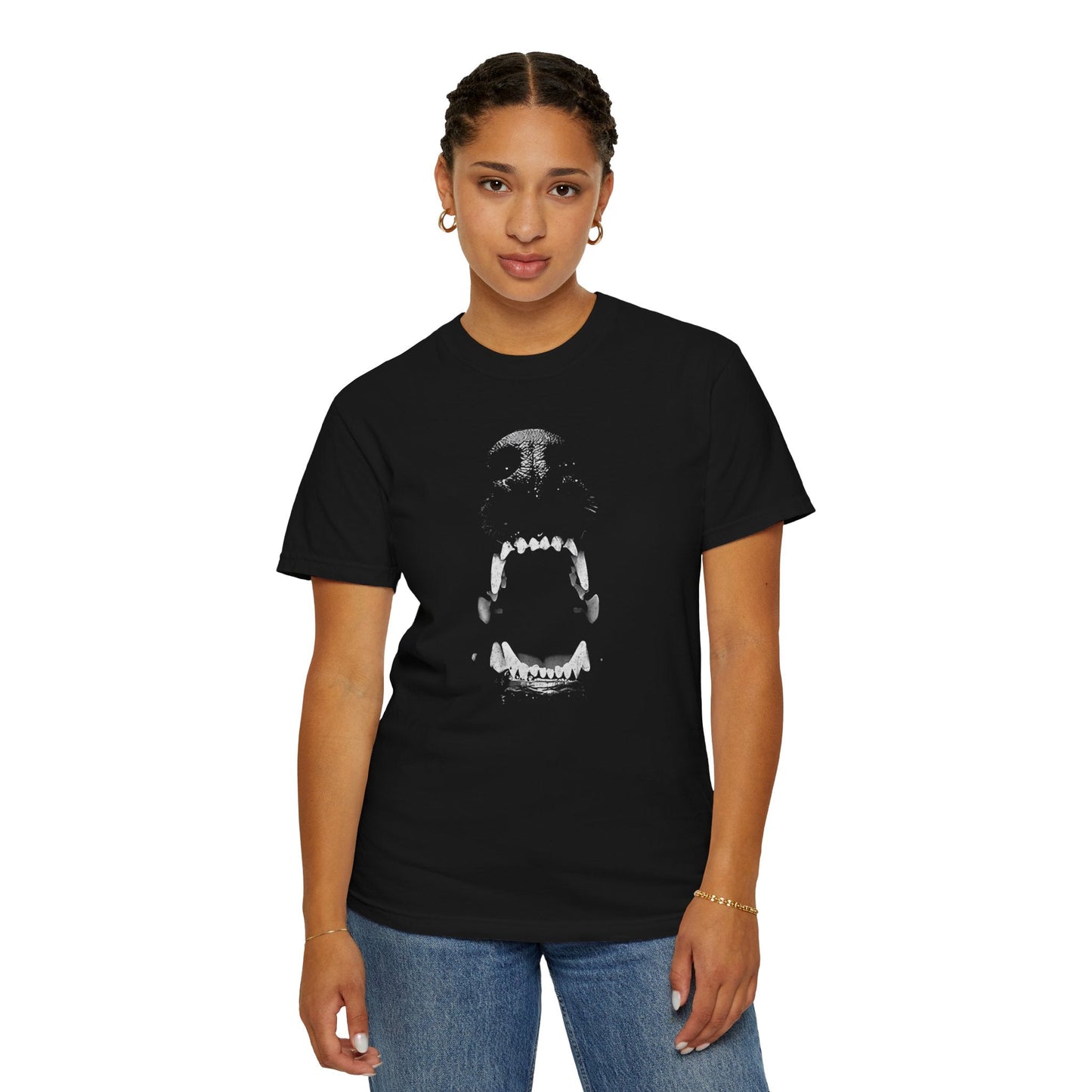 Vintage Doberman Teeth Retro T-shirt.